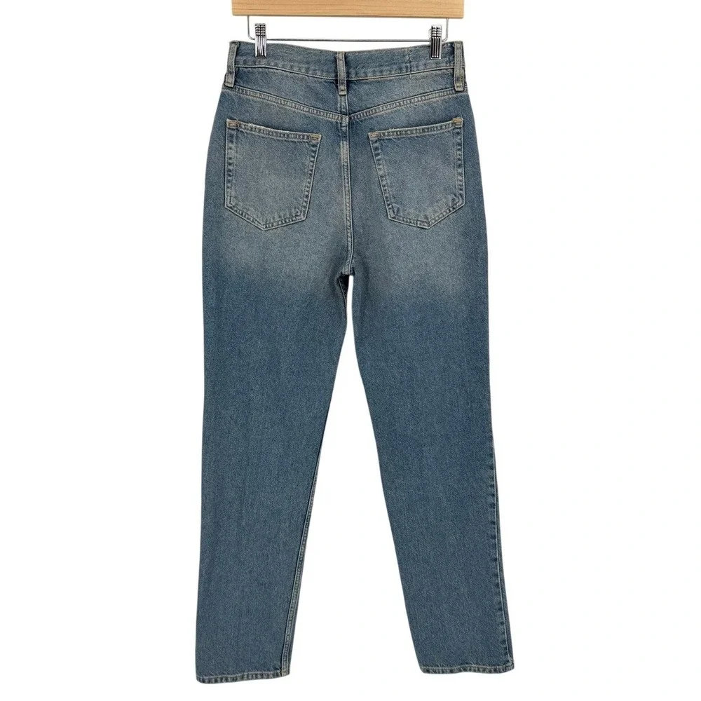 Free People We The Free‎ Lasso Straight Jeans Womens Size 28 High Rise Denim